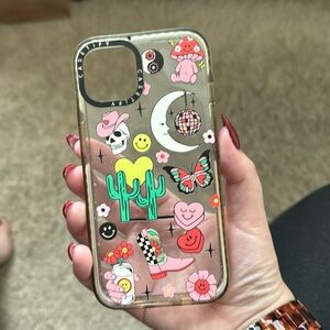 Casetify iPhone 13 Sticker Tattoo Cowboy Clear Phone Case